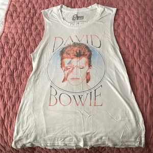 David Bowie sleeveless tee.
